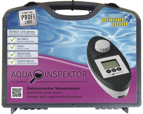 Elektronischer Pooltester Planet Pool im handlichem Aufbewahrungskoffer