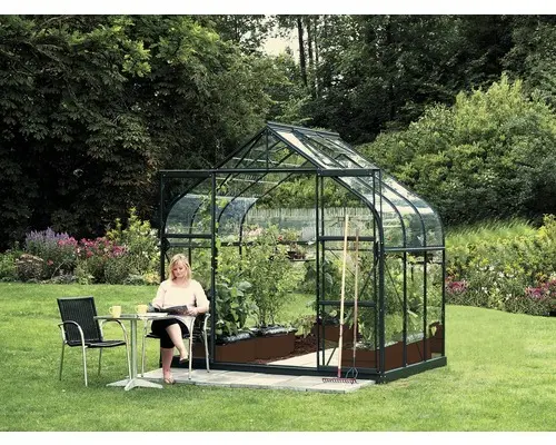 Gewächshaus Vitavia Diana 5000 Einscheibensicherheitsglas 3 mm 264x195 cm grün