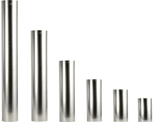 Gas-Ofenrohr Bertrams Ø 110 mm verzinkt silber 0,33 m