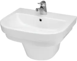 Halbsäule Sanotechnik Jade weiß