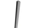 Hornbach Klemmschiene GroJa Belfort rechts 93,5 cm silbergrau