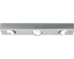 Hornbach LED Schrankleuchte Jiggle chrom/matt dimmbar mit Leuchtmittel 3-flammig 3x22 lm 3000 K warmweiß B 300 mm