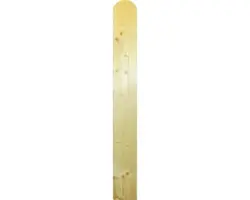 Balkonbrett Fichte gehobelt abgerundet 18x130x1180 mm