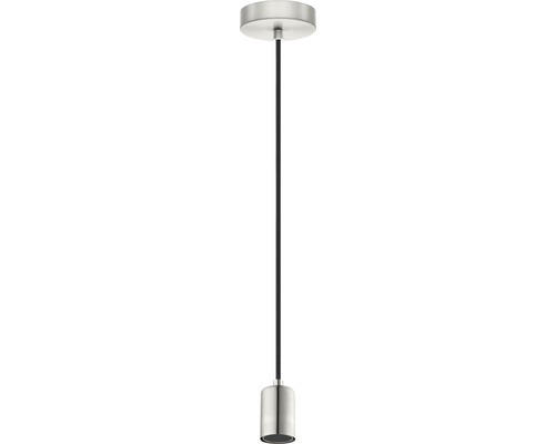 Pendelleuchte YORTH E27 60 W Ø 100 mm IP20 nickel-matt