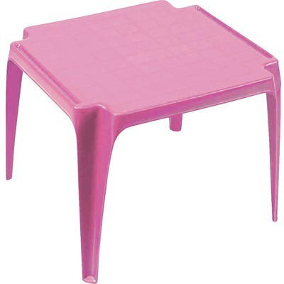 Kindertisch Tavolo Baby Kunststoff 56x52x44 cm pink