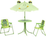 Hornbach Kinder Gartenmöbelset Siena Garden Frosch Textil 2-Sitzer 4-teilig