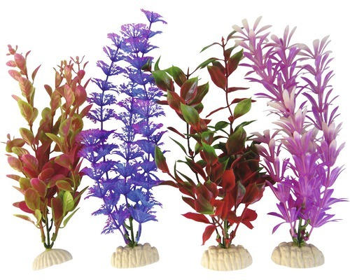 Aquarien-Kunstpflanzen-Set 26cm bunt