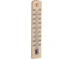 Hornbach Innenthermometer Analog TFA Holz Buche Innen 206 mm