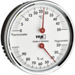 Hornbach Thermo-Hygrometer Analog TFA Kunststoff silber Innen