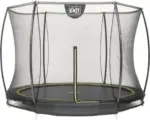 Hornbach Bodentrampolin EXIT Silhouette Ground 305 mit Sicherheitsnetz schwarz