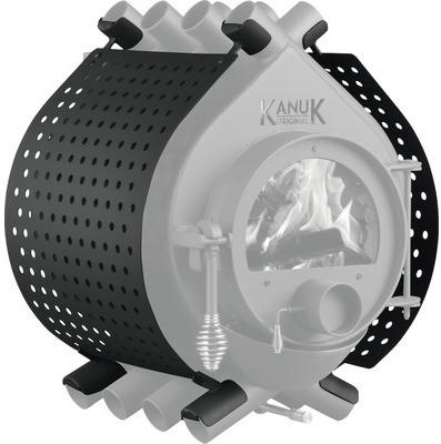 Seitenverkleidung Kanuk Spot gelocht für Kanuk® Original 15 kW & 18 kW schwarz