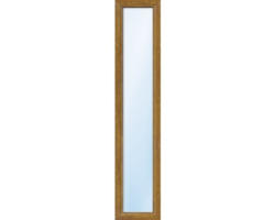 Kunststofffenster Festelement ARON Basic weiß/golden oak 550x1850 mm (nicht öffenbar)