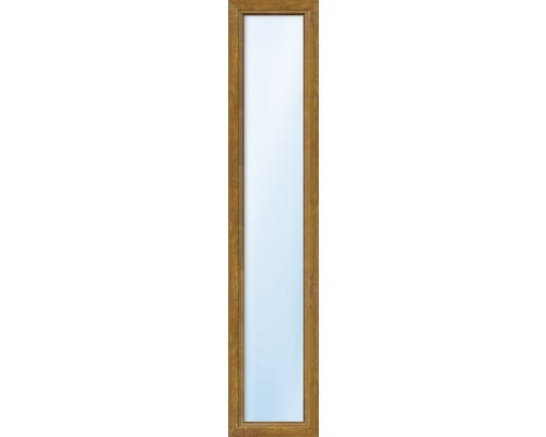 Kunststofffenster Festelement ARON Basic weiß/golden oak 550x1350 mm (nicht öffenbar)