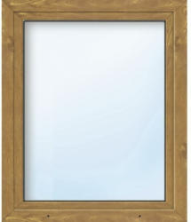 Kunststofffenster ARON Basic weiß/golden oak 1000x1450 mm DIN Links