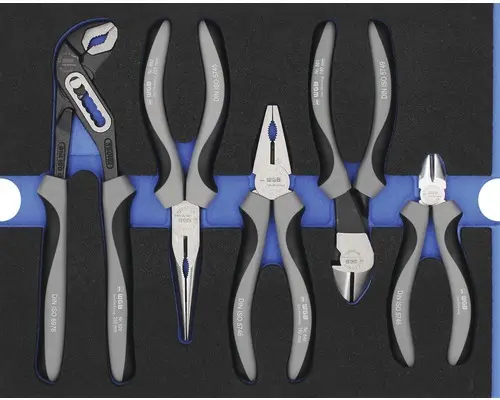 Moduleinlage Zangensatz Industrial 5-tlg 268 x 38 x 342 mm schwarz