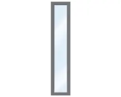Festelement ESG ARON Basic weiß/anthrazit 450x1600 mm (nicht öffenbar)