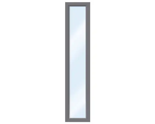 Festelement ESG ARON Basic weiß/anthrazit 450x1600 mm (nicht öffenbar)