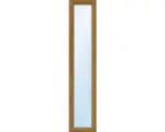 Hornbach Festelement ESG ARON Basic weiß/golden oak 400x1600 mm (nicht öffenbar)
