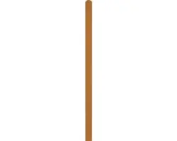 Pfosten Ø9 x190 cm kirschbaumoptik