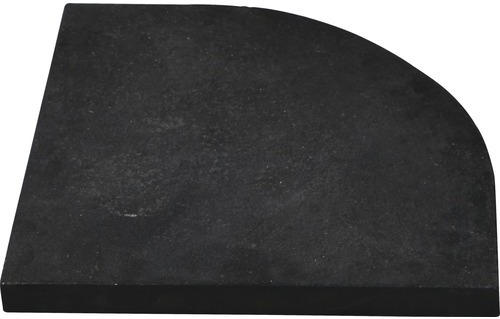 Granitplatte für Kreuzständer Siena Garden 55x49 cm, schwarz