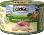 Hornbach Hundefutter nass MAC's Kaninchen und Gemüse 200 g