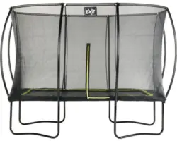 Trampolin EXIT Silhouette eckig 214x305 cm Netz schwarz