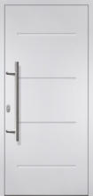 Hornbach Haustür Safety Therm Modell 3 weiß 98x200 cm DIN Links RC2 inkl. Griff/Drücker