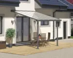 Hornbach Terrassenüberdachung CANOPIA by Palram Olympia 307 x 295 cm grau