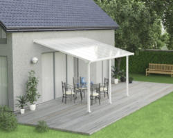 Terrassenüberdachung Palram - Canopia Olympia 3x4.2 425 x 295 cm weiß