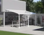 Hornbach Terrassenüberdachung Palram - Canopia Olympia 3x5.4 546 x 295 cm weiß