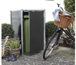 Mülltonnenbox HIDE Kunststoff 60,4x63,4x115,2 cm grau