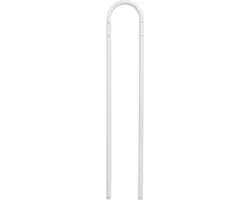 MEFA Ständer 22 Stahl pulverbeschichtet BxHxT 390/1210/50 mm Verkehrsweiß RAL 9016 glänzend