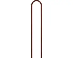 MEFA Ständer 22 Stahl pulverbeschichtet BxHxT 390/1210/50 mm Oxydrot RAL 3009 semimatt
