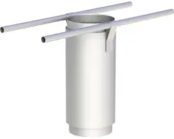 Zwischenstutzen Jeremias EW-FU Ø180mm mit Dehnungsausgleich