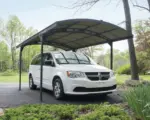 Hornbach Einzelcarport PALRAM Atlas 5000 288x495 cm anthrazit-bronze