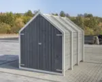 Hornbach Fahrradgarage Konsta T550 dreifach 174x210 cm hellgrau