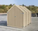 Hornbach Fahrradgarage Konsta Typ 550 dreifach 174x210 cm natur