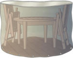 Hornbach Schutzhülle für Gartenmöbel-Set Ø 200 H 95 cm transparent