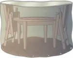 Hornbach Schutzhülle für Gartenmöbel-Set Ø 200 H 95 cm transparent