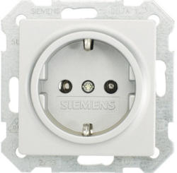 Steckdosen-Einsatz Siemens 5UB1931 aluminium