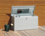 Hornbach Auflagenbox biohort FreizeitBox 130, 134 x 62 x 71 cm, silbermetallic