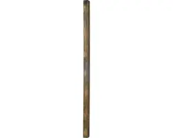 Pfosten aus Kiefer 7x7x185 cm braun gebeizt