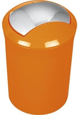 Schwingdeckeleimer Spirella Sydney Ø 19 cm orange 5 Liter