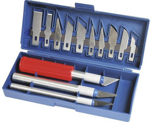 Schnitzmesser Set inkl. 13 Klingen 16-tlg