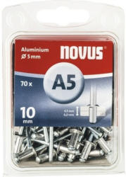 Novus Blindnieten Aluminium Ø 5x10 mm 70er Pack