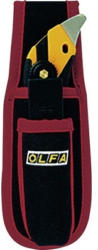 Messer OLFA Cutter L5 X-Design mit Stahldorn inkl. Gürteltasche und 5 Ersatzklingen