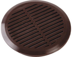 Möbelgitter Rotheigner Kunststoff braun rund 50 mm Pack 4 Stück