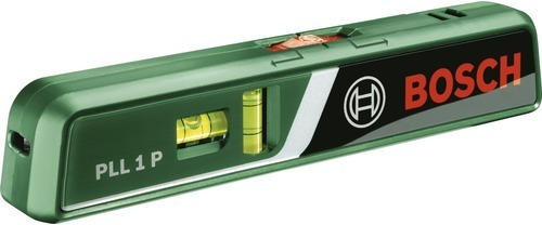 Laser-Wasserwaage Bosch DIY PLL 1 P inkl. 2 x 1,5-V Batterien (AAA)