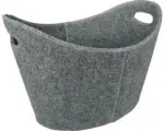 Hornbach Filzkorb Lienbacher mit Grifflöchern grau