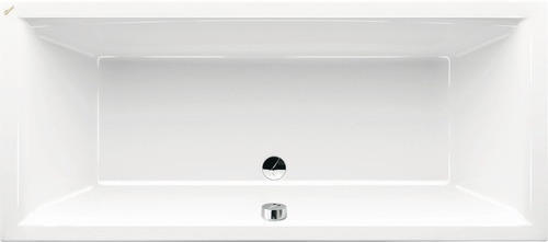 Rechteck-Badewanne Polypex Siena 180x80 cm weiß